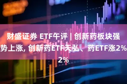 财盛证券 ETF午评 | 创新药板块强势上涨, 创新药ETF天弘、药ETF涨2%